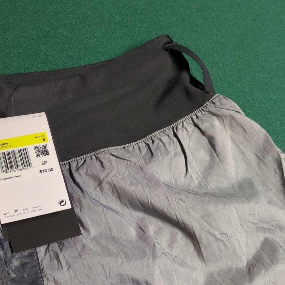 Nike Women's Silver and Black Reflective Trail Running Shorts - Picture 8 of 12